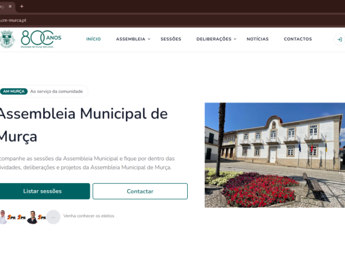 Assembleia Municipal de Murça lança novo site com informação reforçada para os munícipes